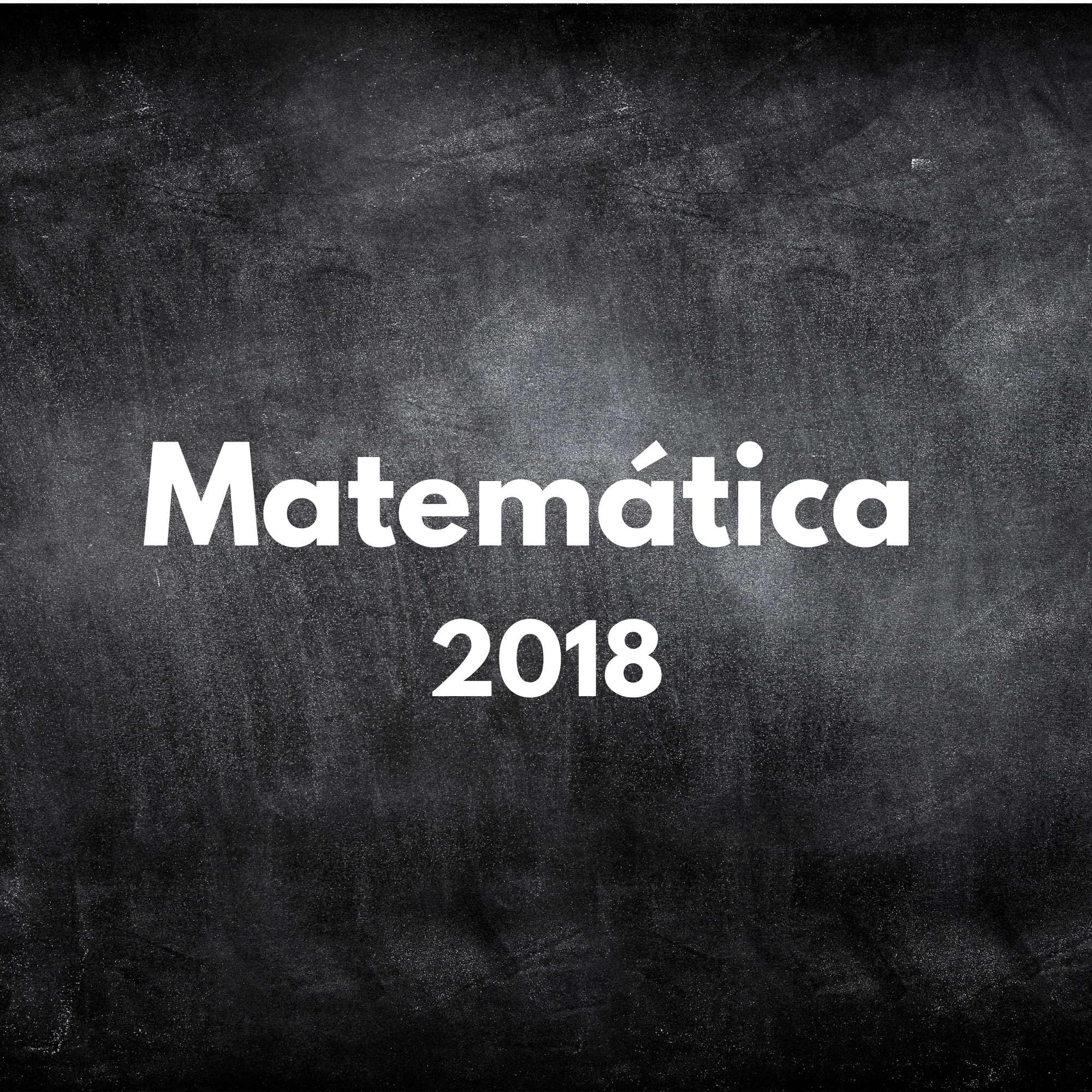 MATEMÁTICA 2018